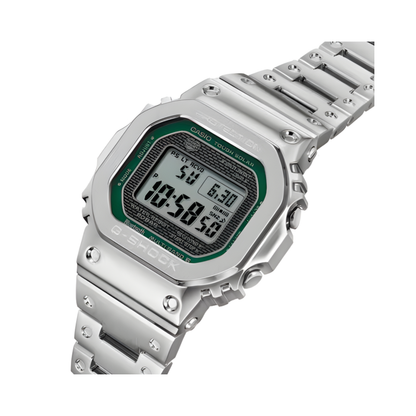 G-SHOCK Full Metal 5000 Green Display Stainless Steel Watch 49.3 mm
