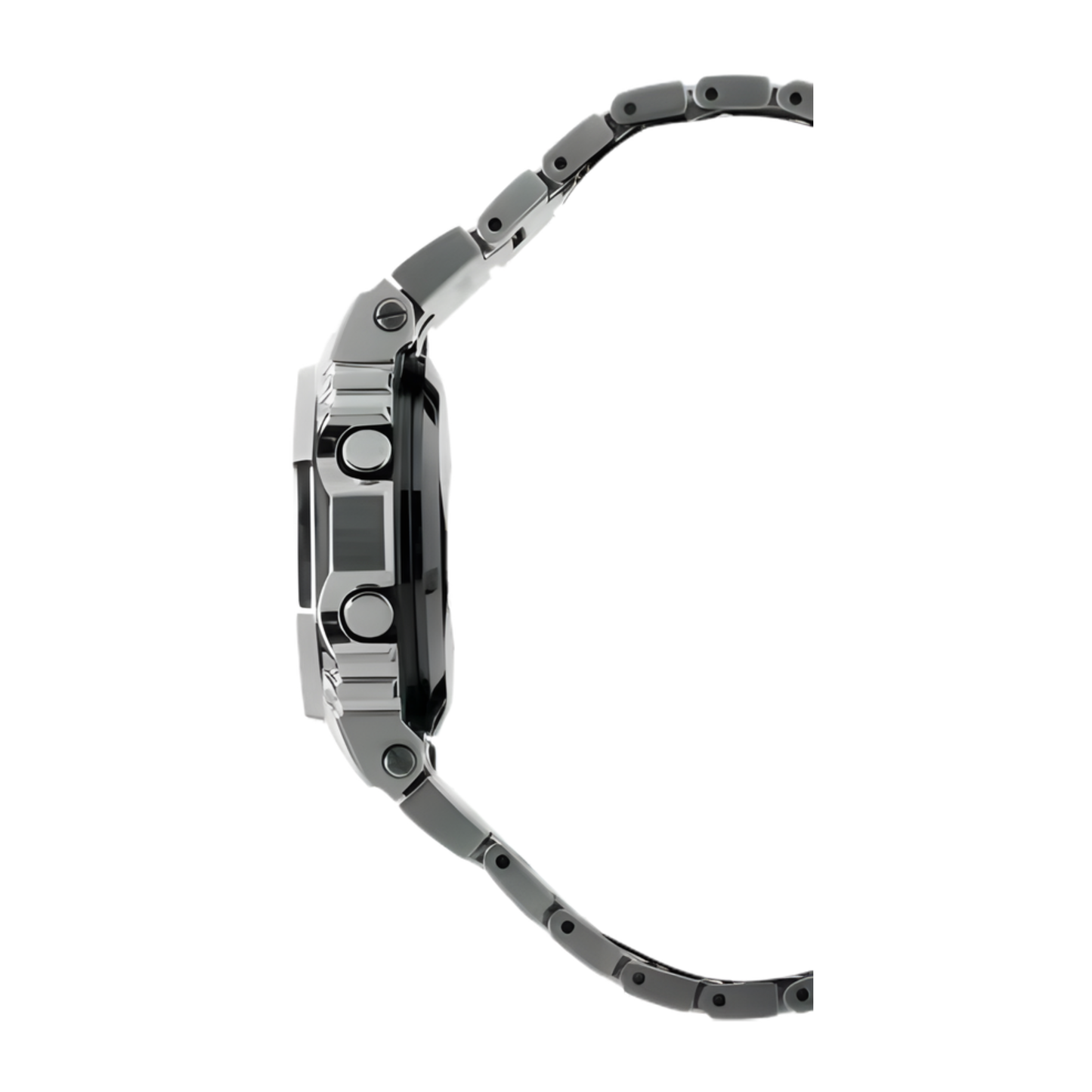 G-SHOCK Full Metal 5000 Green Display Stainless Steel Watch 49.3 mm