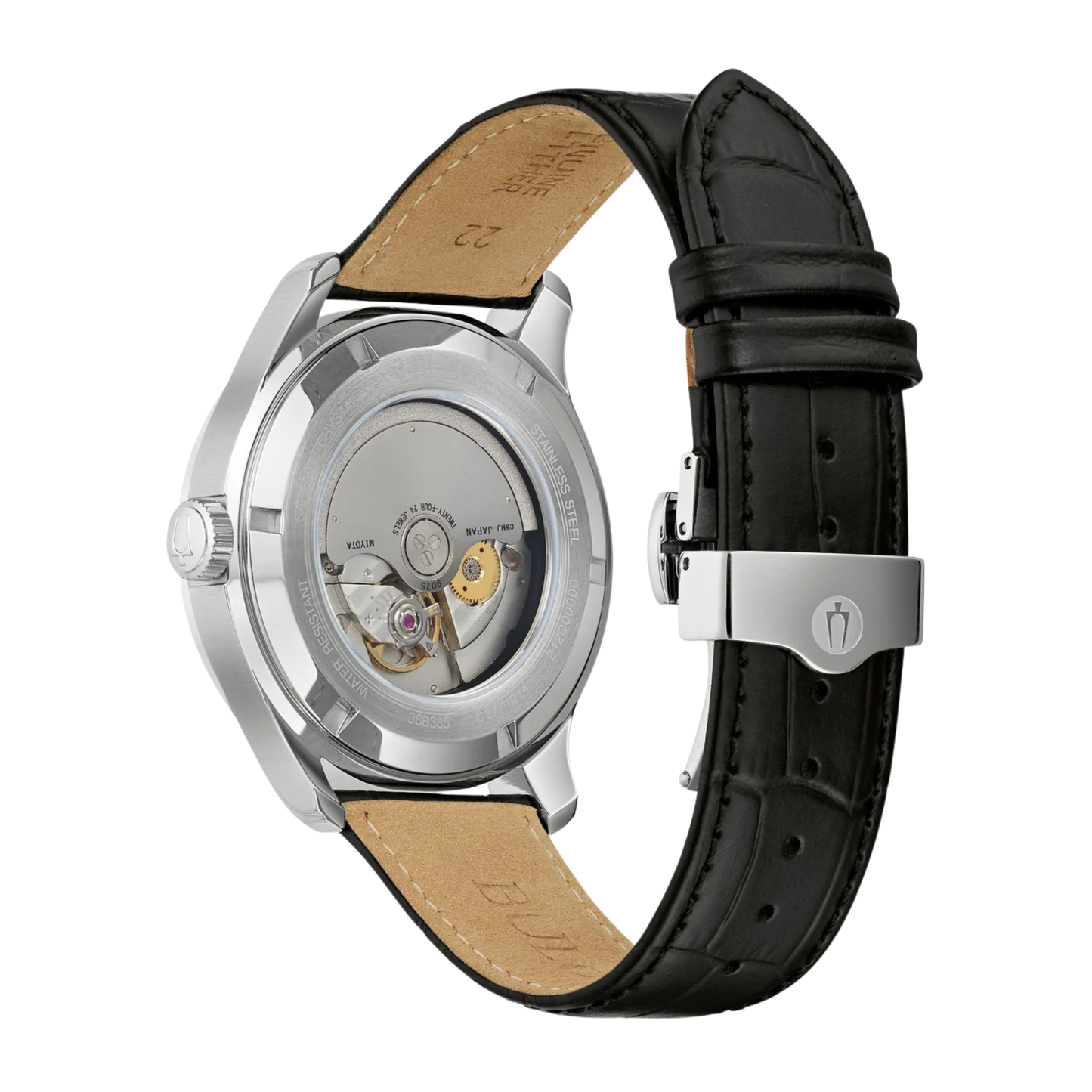 Bulova Classic Wilton GMT Stainless Steel Blue Dial Watch 42 mm