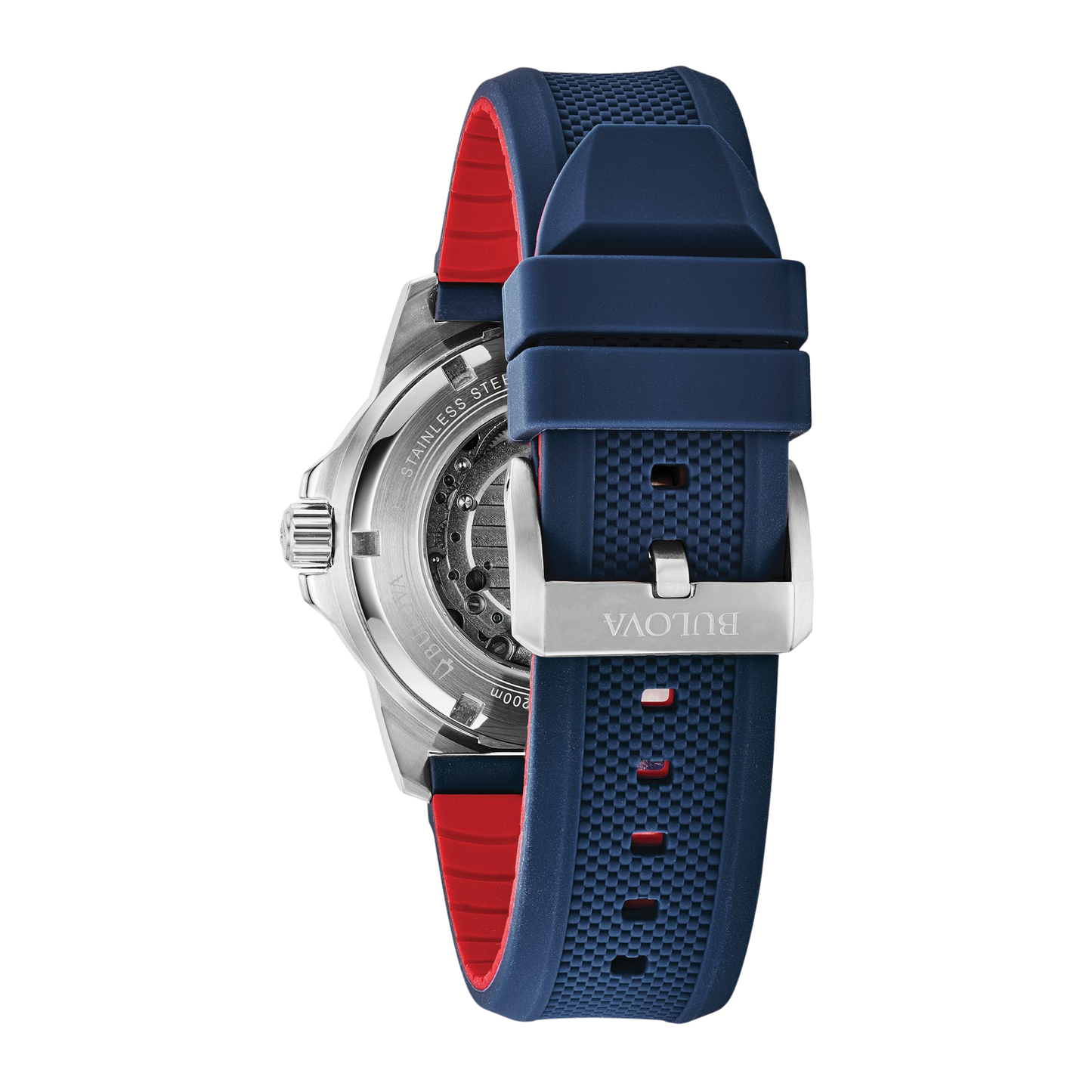 Bulova Marine Star A-Series Watch, Stainless Steel, Silver-tone Dial, 44 mm