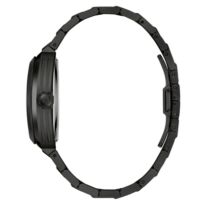 Bulova Maquina Skeleton Black Stainless Steel Automatic Watch 40 mm