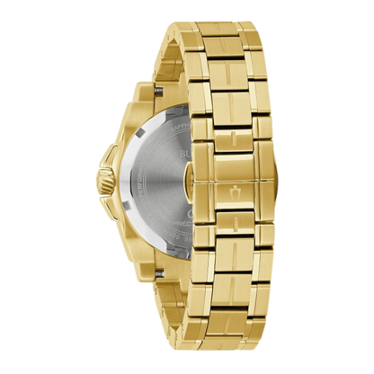 Bulova Icon Gold-Tone Stainless Steel Silver-tone Dial Watch 40 mm