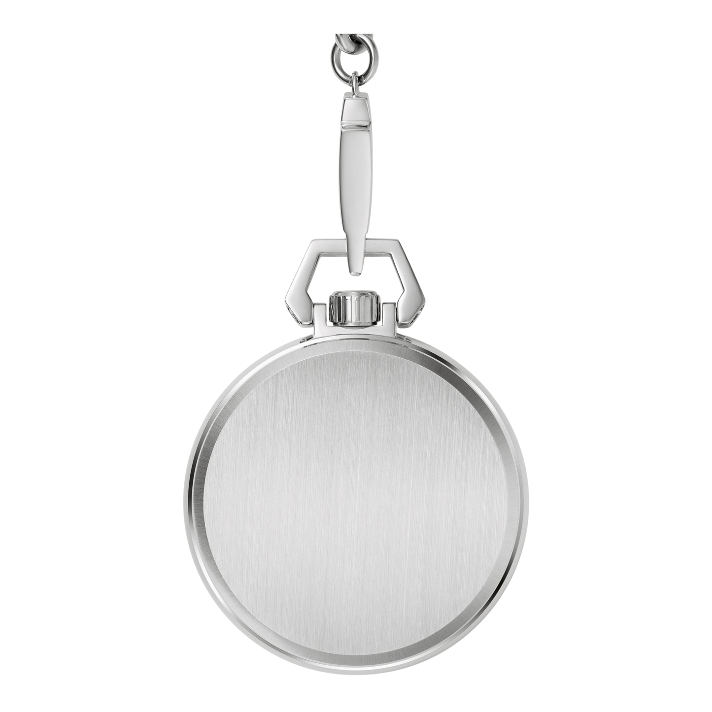 Bulova Sutton Silver Stainless Steel Silver Dial Watch 50 mm