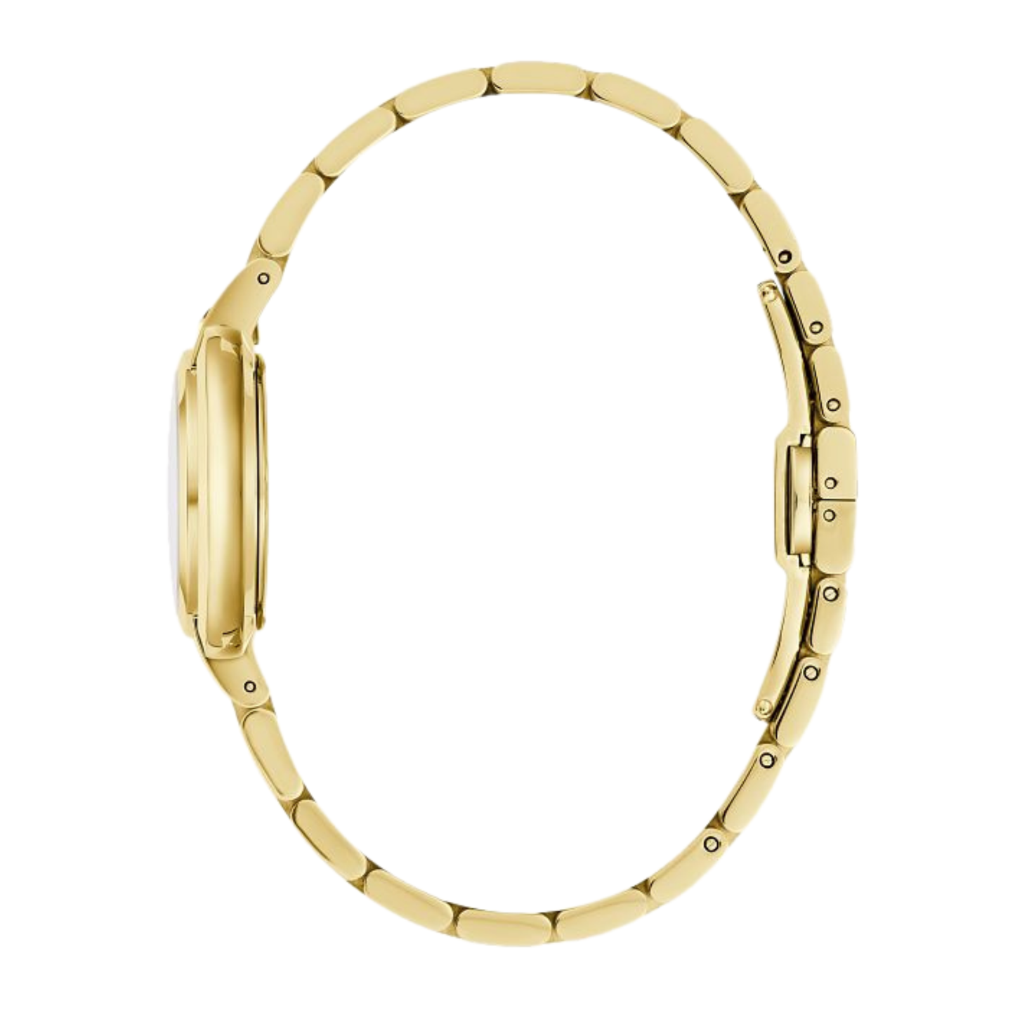 Bulova Rubaiyat Gold Stainless Steel White Dial Watch 30.5 mm