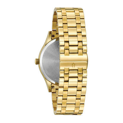 Bulova Surveyor Classic Diamond Watch, Stainless Steel, Black Dial, 40 mm