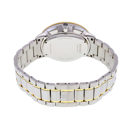 Movado SE Chronograph Small Seconds Bracelet Sapphire Crystal Silver Dial 42mm