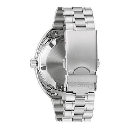 Bulova Oceanographer GMT Stainless Steel Blue Dial Automatic Watch 41 mm