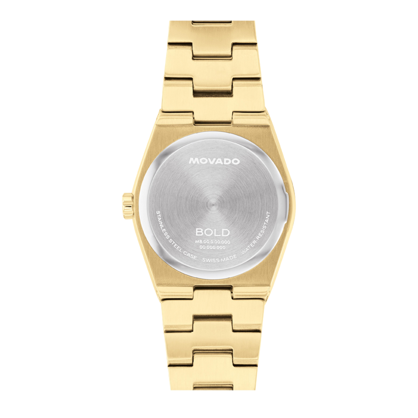 Movado Bold Quest Mini Gold Stainless Steel White Dial Watch 28mm