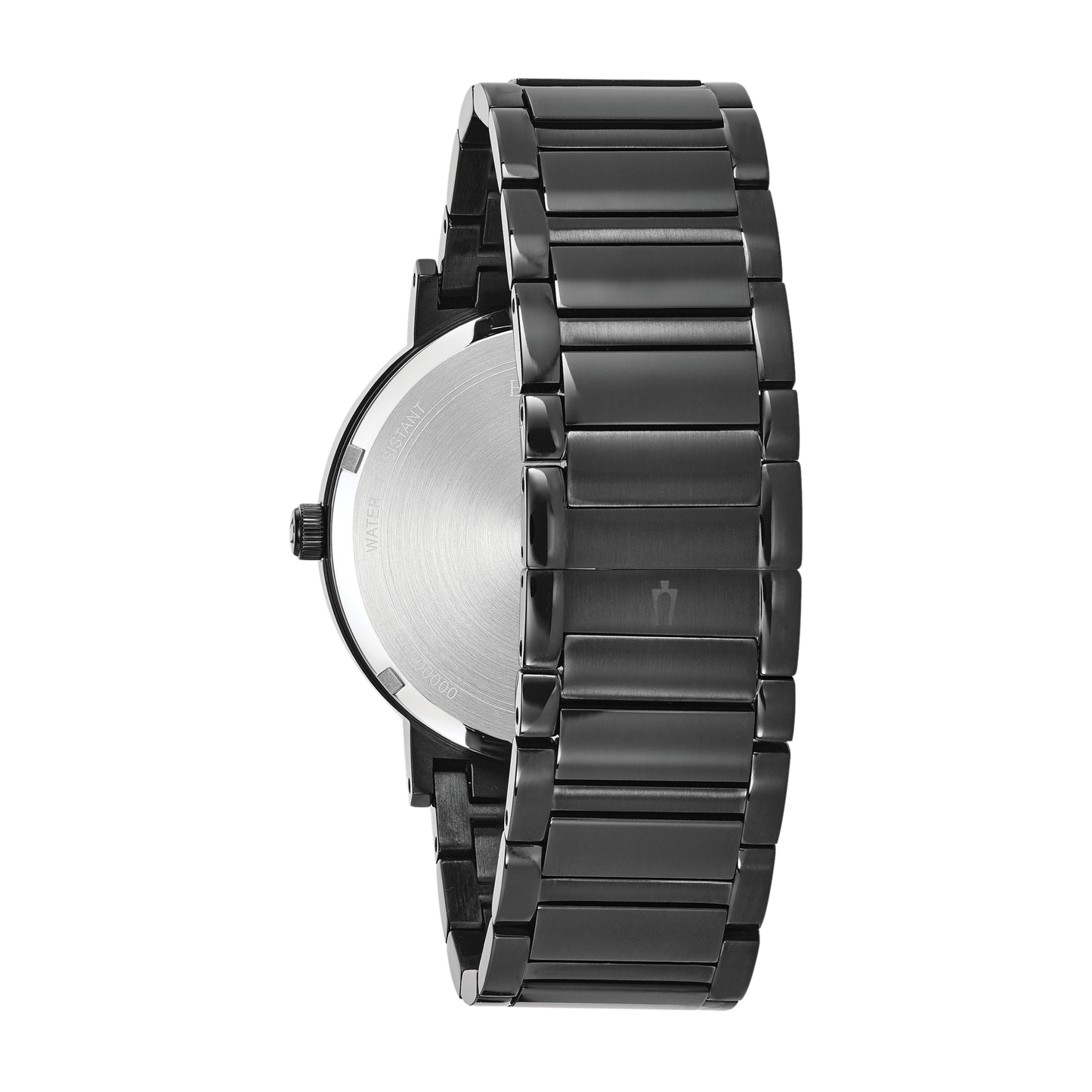 Bulova Modern Futuro Black Stainless Steel Black Dial Watch 42 mm