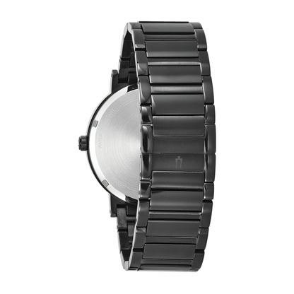 Bulova Modern Futuro Black Stainless Steel Black Dial Watch 42 mm