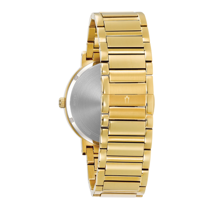 Bulova Futuro Modern Watch, Stainless Steel, Black Dial, 42 mm