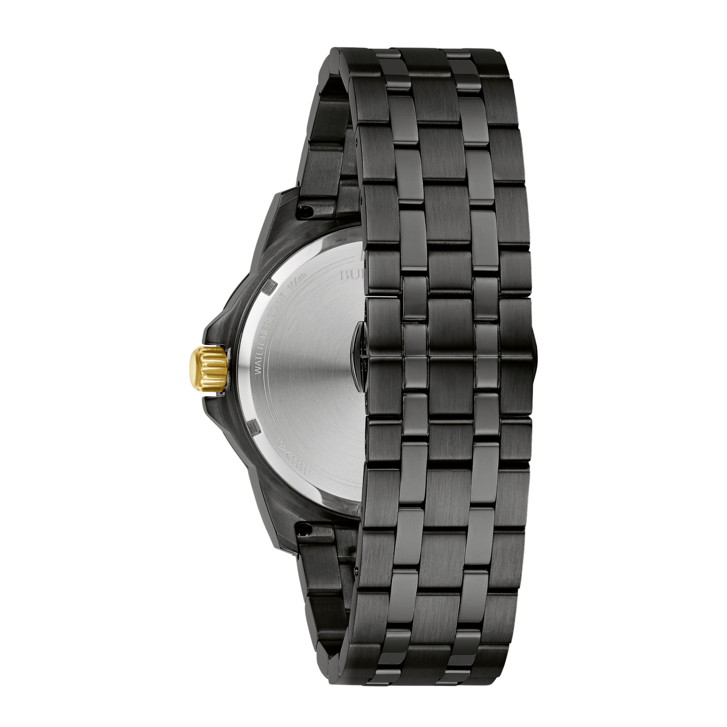 Bulova Series A Marine Star Black Stainless Steel Black Dial Watch 44 mm