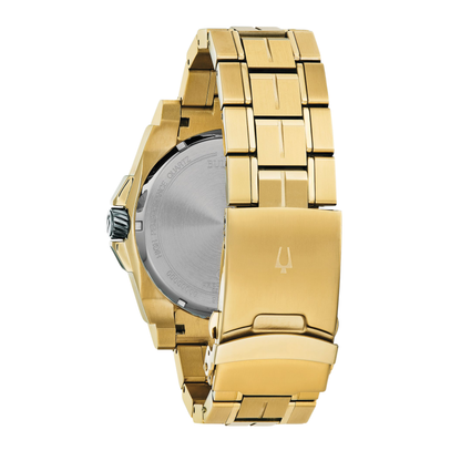 Bulova Icon Two-Tone Stainless Steel Black Dial Watch 46.5 mm