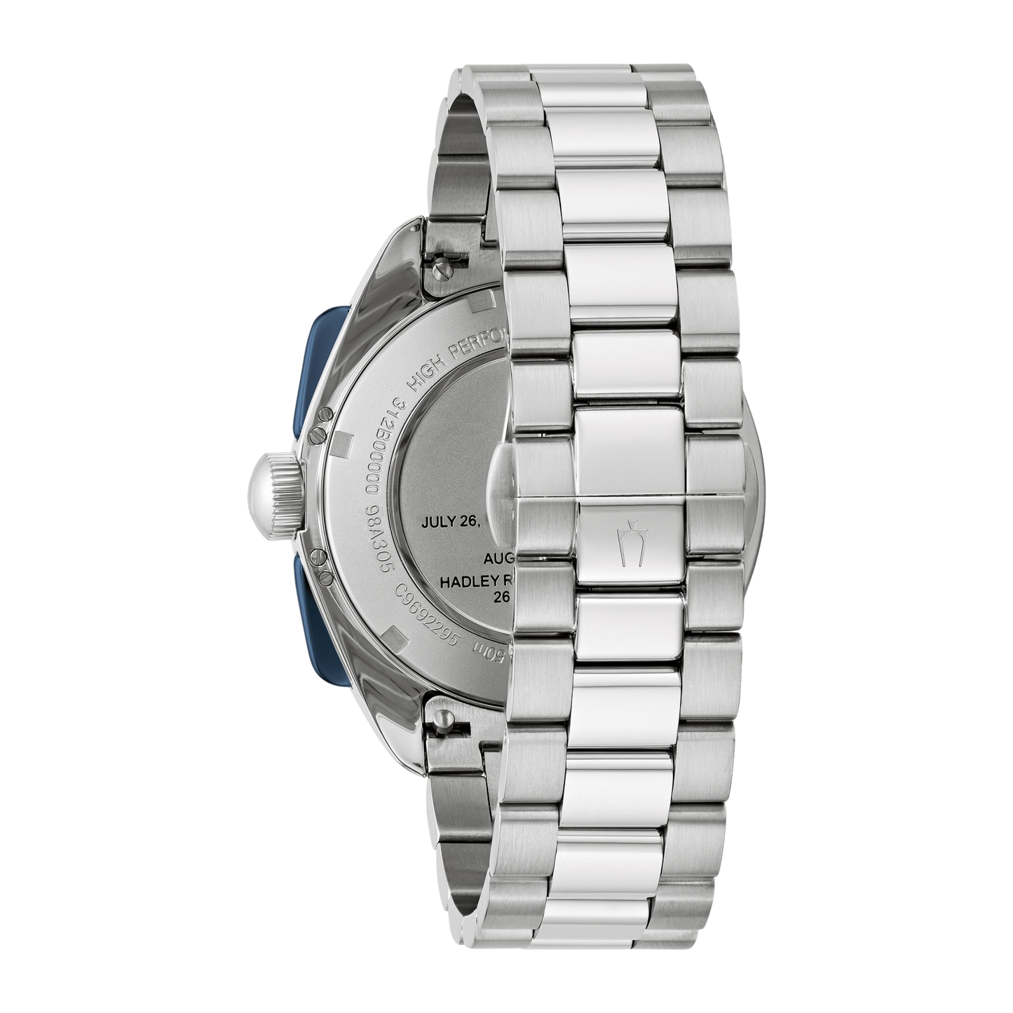 Bulova Archive Series Lunar Pilot Silver-Tone Stainless Steel Silver-Tone Dial Watch 43.5 mm