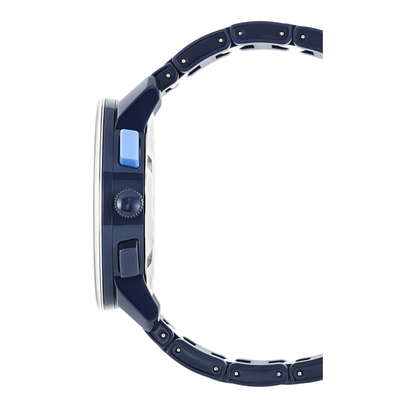 Movado Bold Chronograph Navy Blue Dial Stainless Steel Watch 44 mm