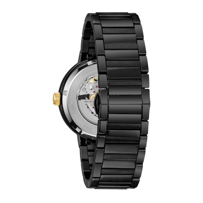 Bulova Futuro Modern Automatic Watch, Stainless Steel, Black Dial, 42 mm