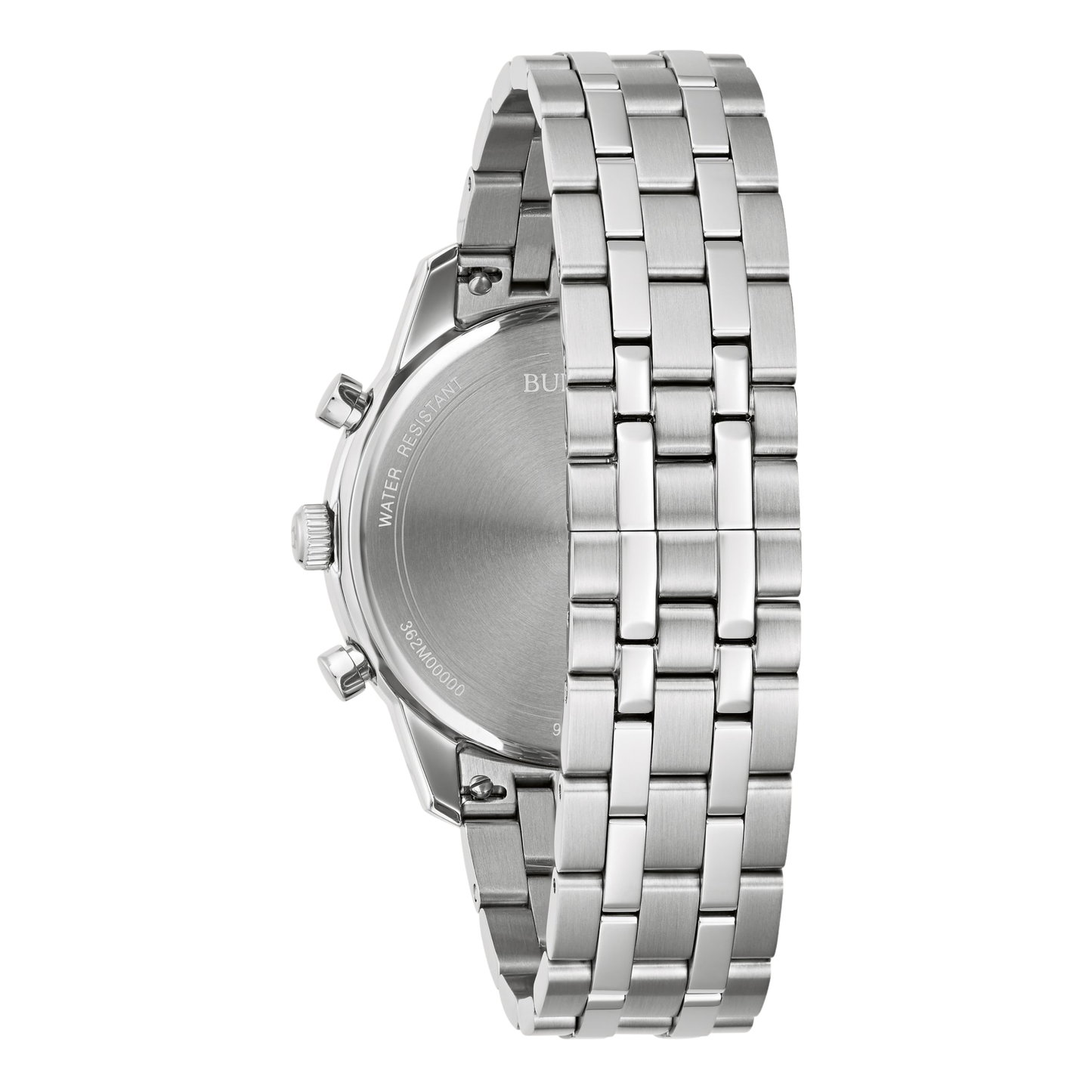 Bulova Sutton Chronograph Stainless Steel Silver Dial Watch 41 mm