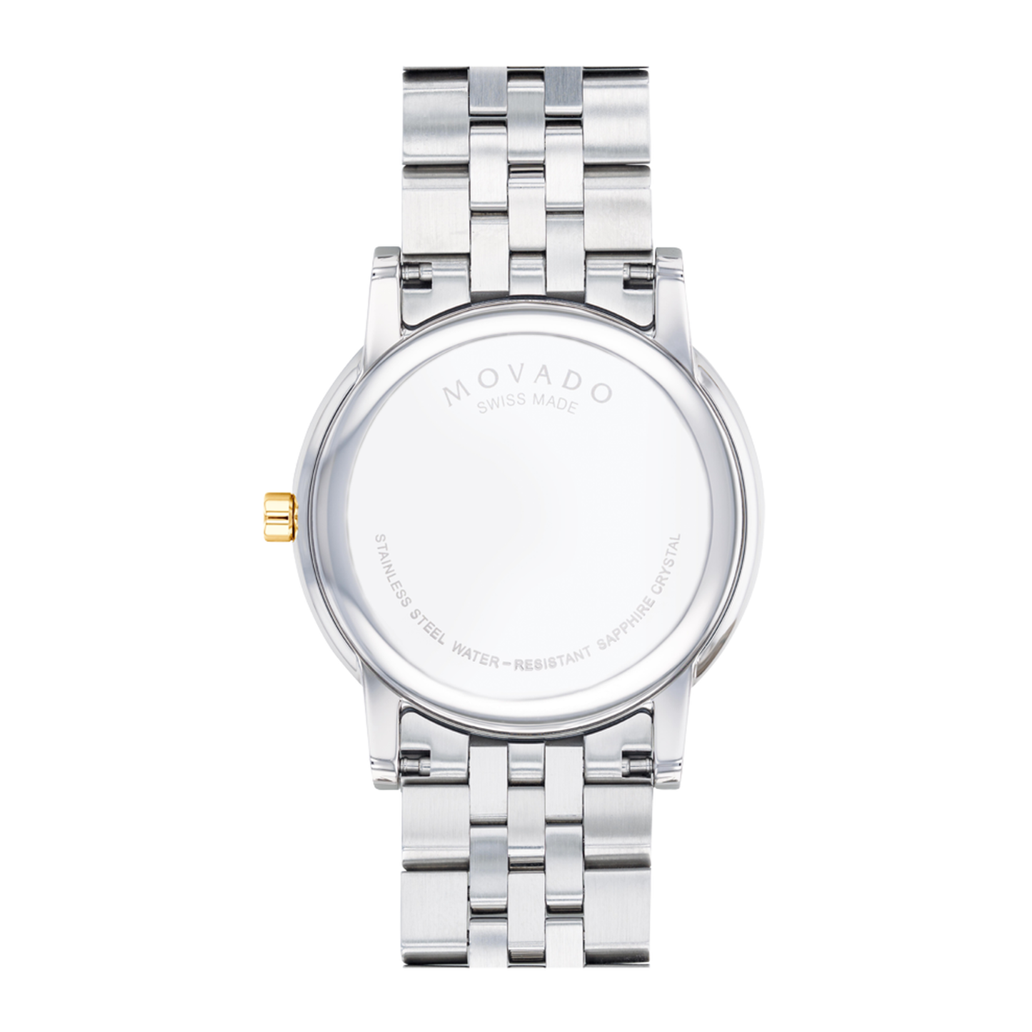 Movado Museum Classic Gold PVD Two-Tone Stainless Steel Bracelet Black Dial 40mm