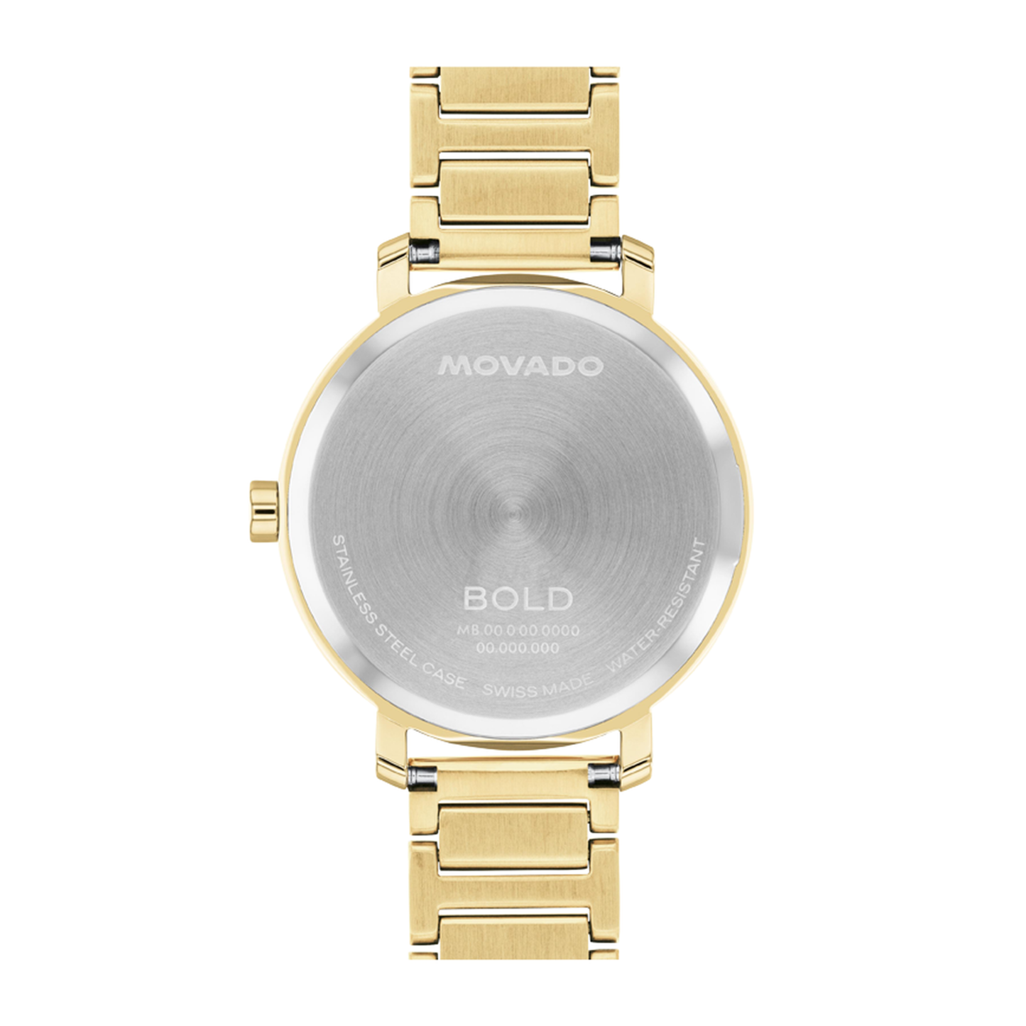 Movado Bold Evolution Gold Stainless Steel Watch 34mm