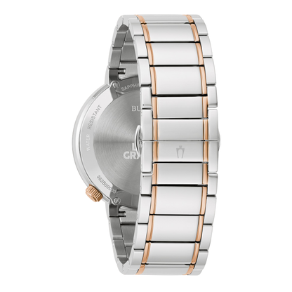 Bulova Latin GRAMMY Two-Tone Stainless Steel Gray Dial Watch 42 mm