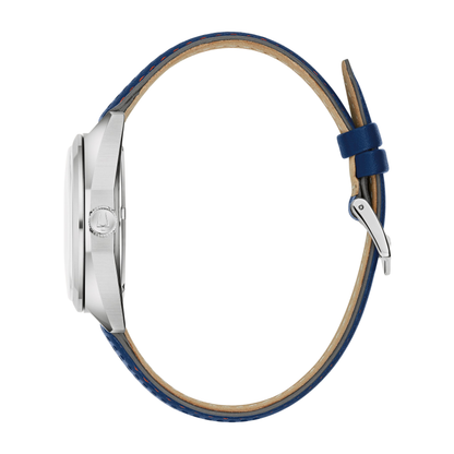 Bulova Jet Star Watch, Stainless Steel, Silver Tone Dial, 40 mm