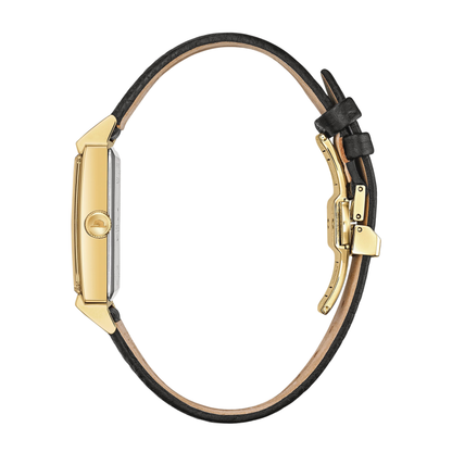 Bulova My Way Frank Sinatra Watch, Leather-Strap, Silver-tone Dial, 29.5 mm