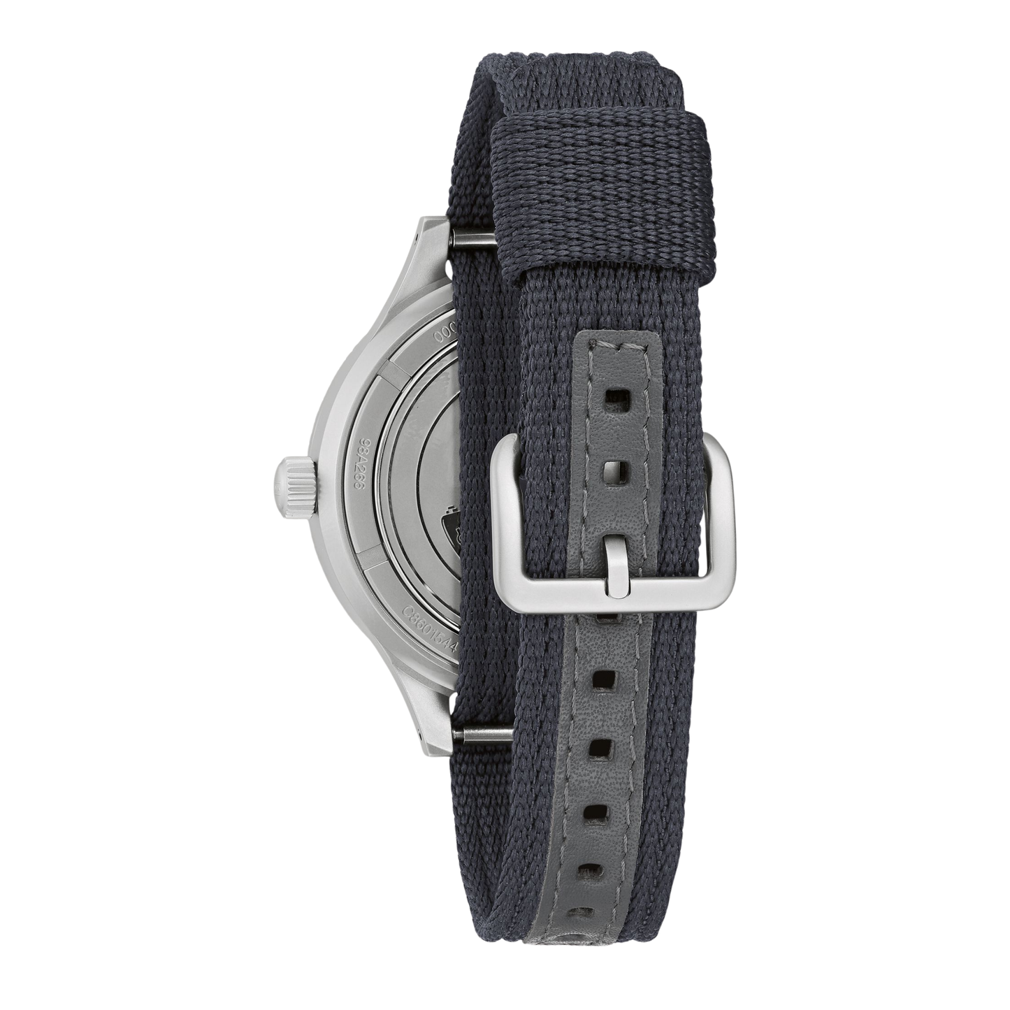 Bulova Archive Series Mil Ships Silver Stainless Steel Black Dial Automatic Watch 41 mm