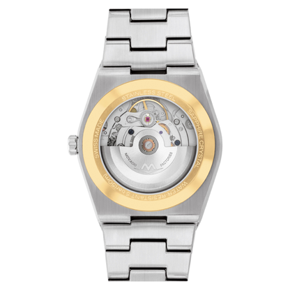 Movado Bold Quest Two-Tone Stainless Steel Green Dial Automatic Watch 39mm