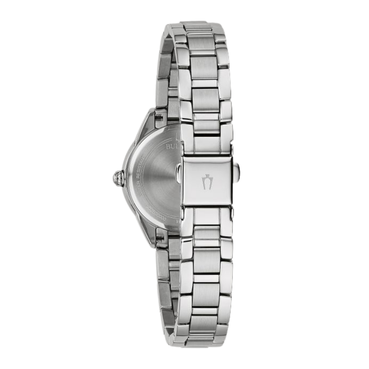 Bulova Classic Sutton Silver Stainless Steel Pink Dial Watch 28 mm