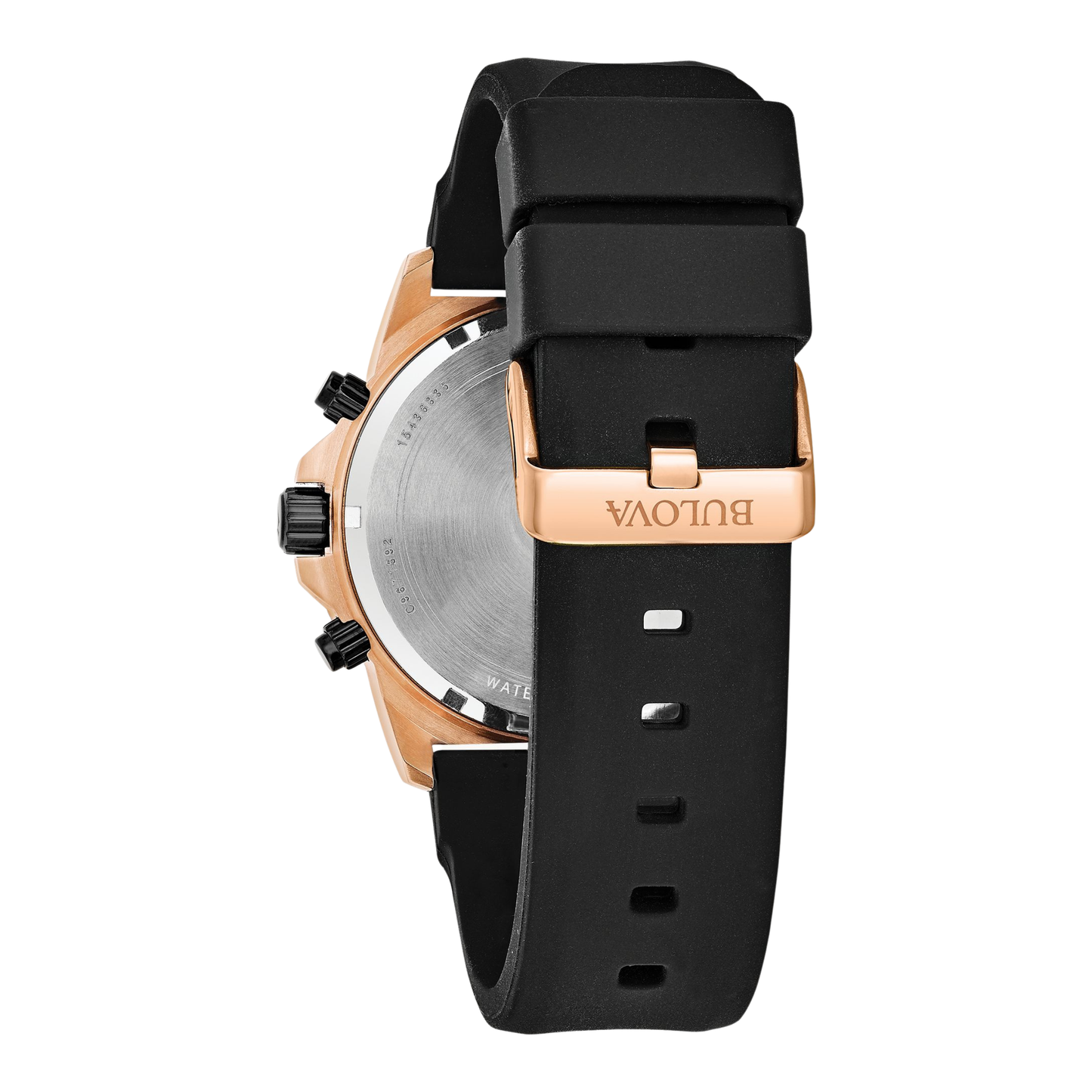 Bulova Series A Marine Star Two-Tone Stainless Steel Black Dial Watch 44 mm