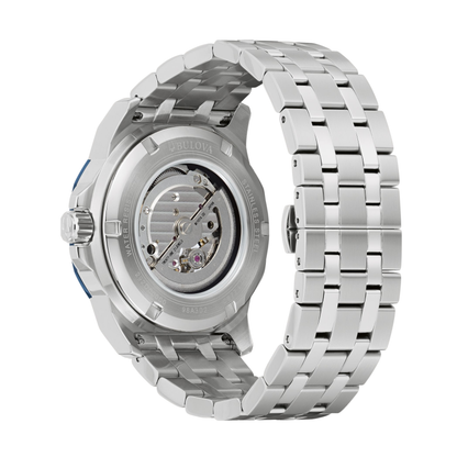 Bulova Series A Marine Star Stainless Steel Blue Dial Automatic Watch 44 mm