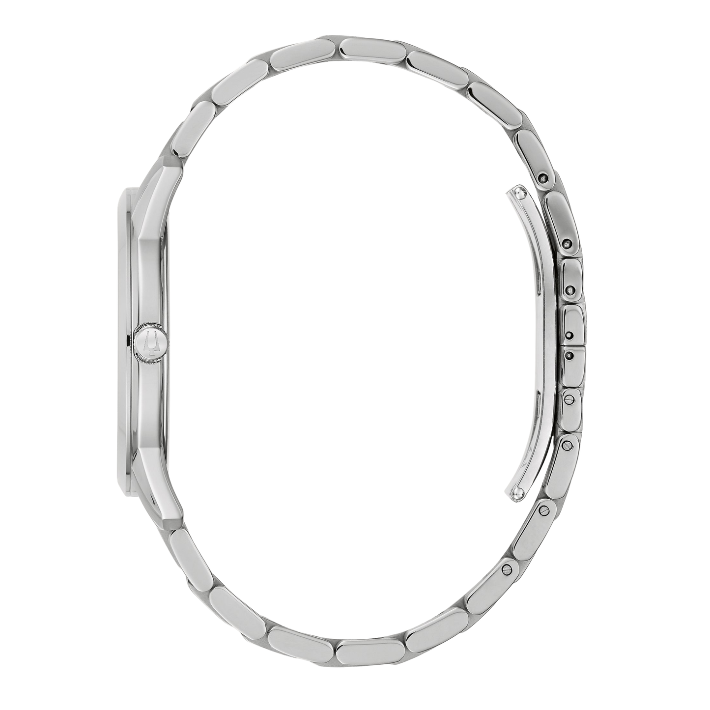 Bulova Classic Sutton Silver Stainless Steel Blue Dial Watch 40 mm