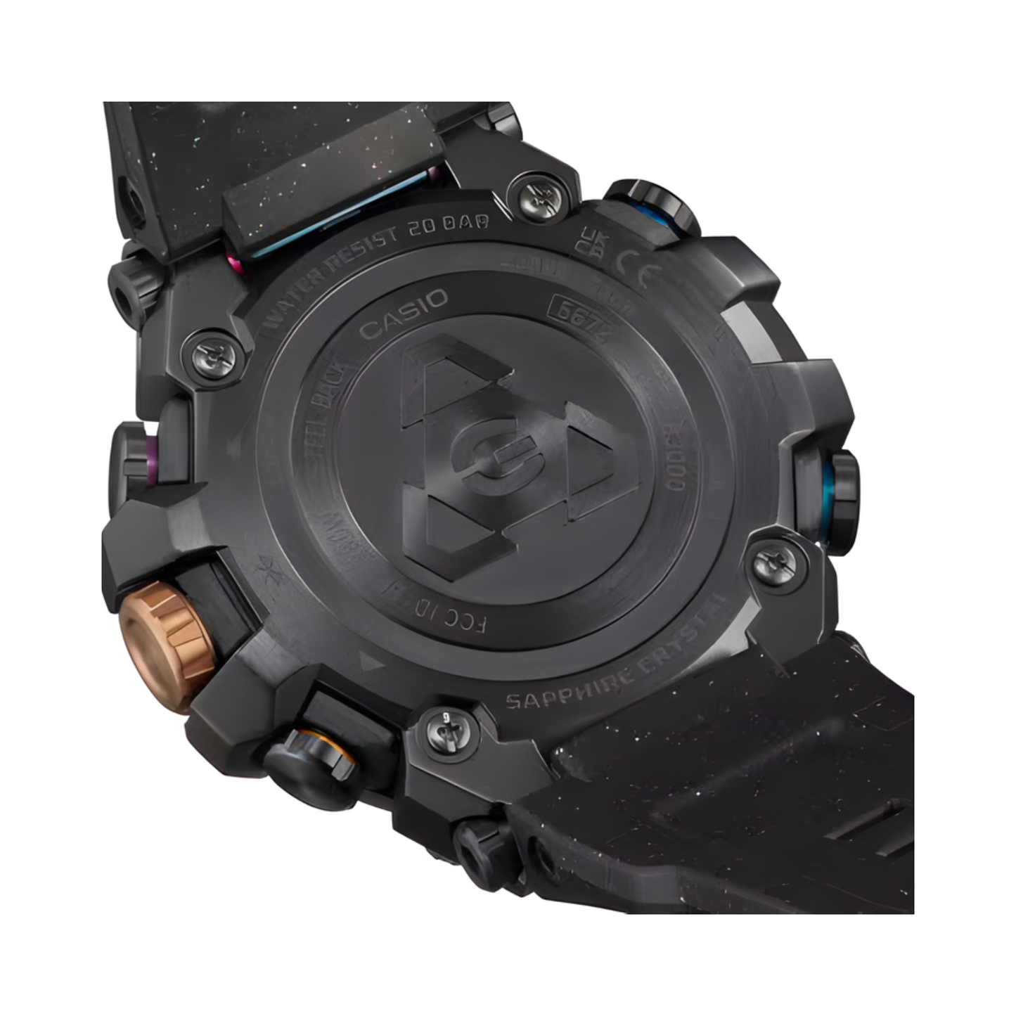 G-SHOCK MT-G Black Resin Watch 51.9 mm