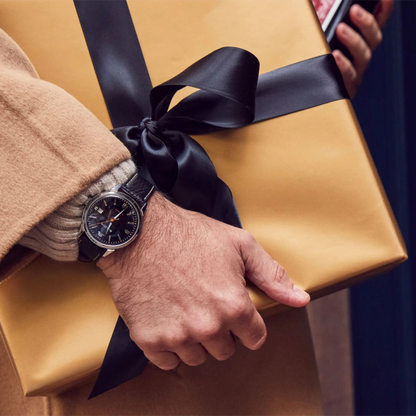 Bulova Summer Wind Frank Sinatra Leather Strap Black Dial Automatic Watch 40 mm