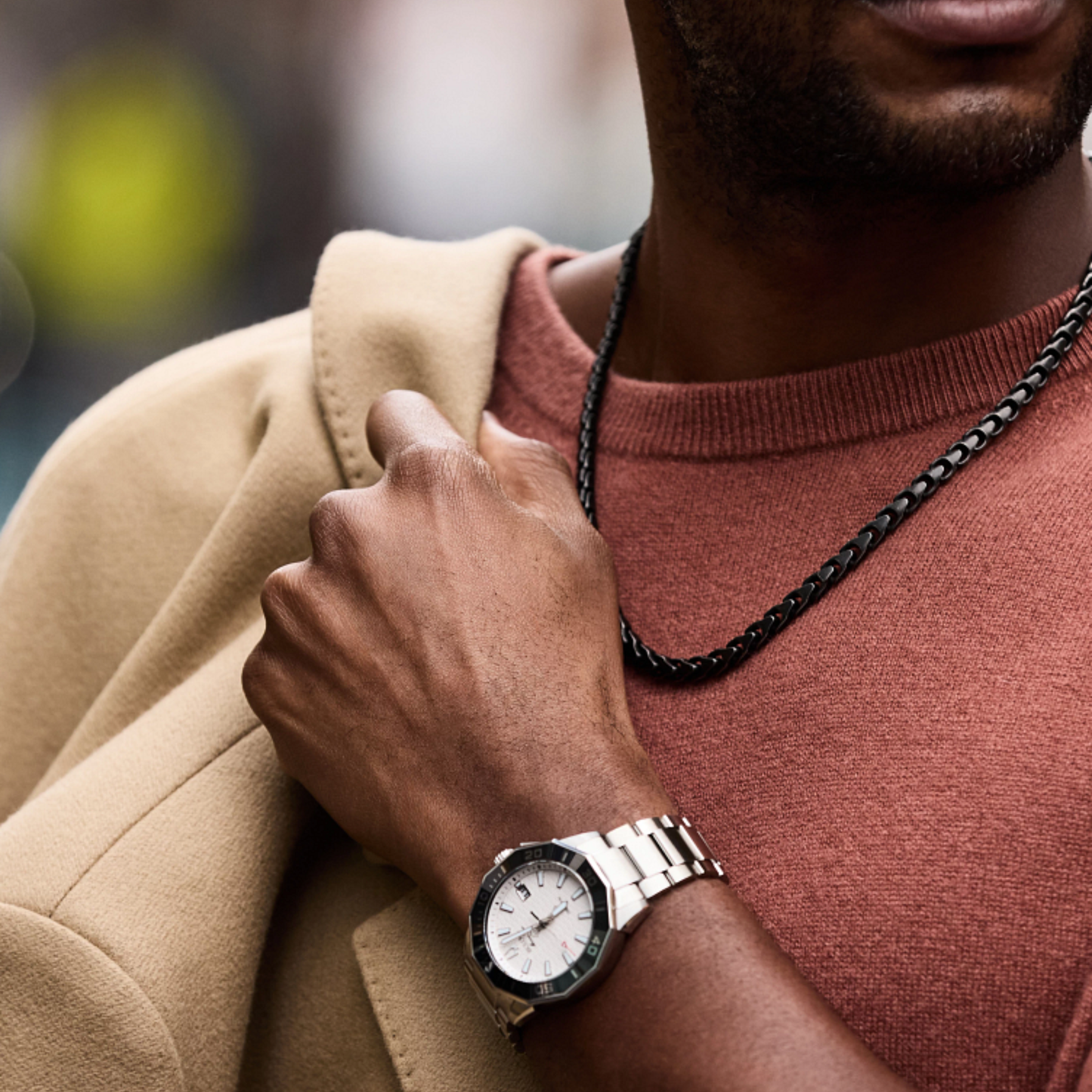 Bulova Marine Star Stainless Steel White Dial Watch 43 mm