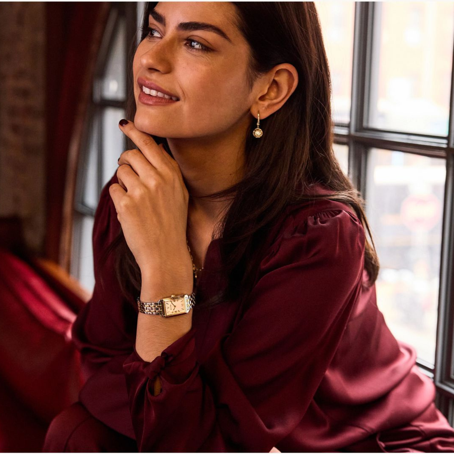 Bulova Sutton Two-Tone Stainless Steel White Dial Watch 21 mm