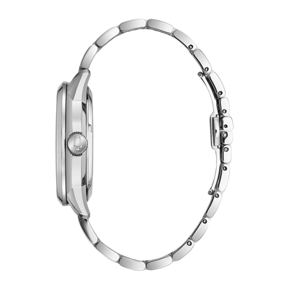 Bulova Classic Sutton Silver Stainless Steel Black Dial Watch 43 mm