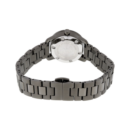 Movado Bold Grey Dial Gunmetal Ion-Plated Stainless Steel Watch 25 mm