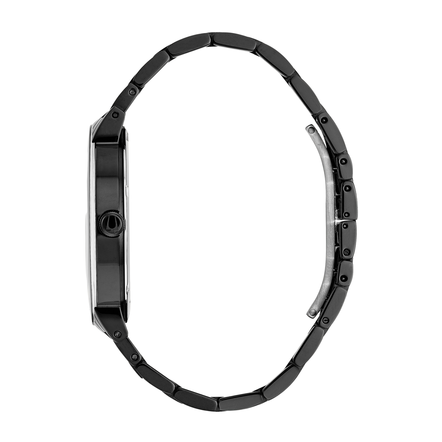 Bulova Modern Futuro Black Stainless Steel Black Dial Watch 42 mm