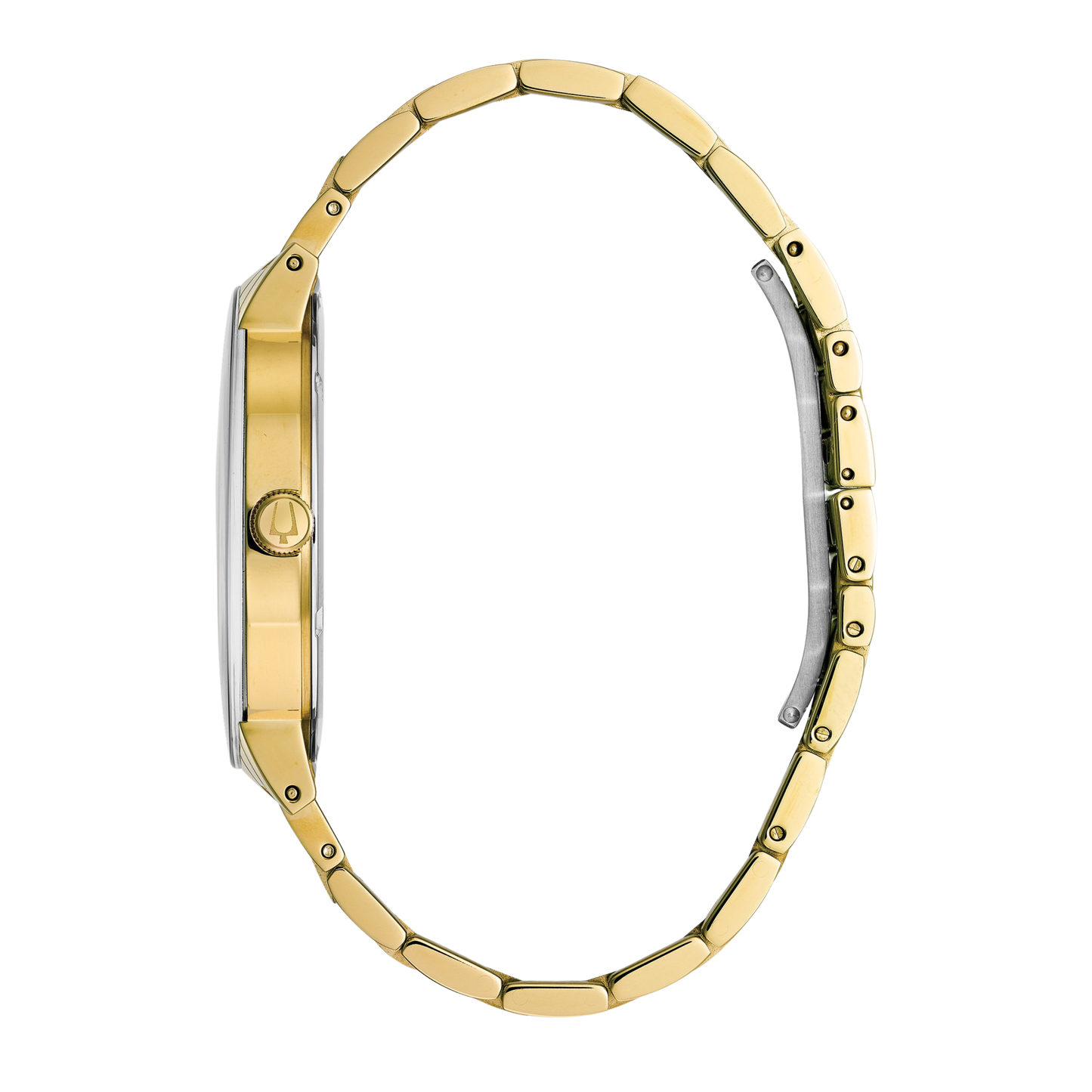Bulova Futuro Modern Watch, Stainless Steel, Black Dial, 42 mm