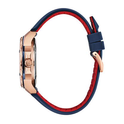 Bulova Marine Star A-Series Watch, Stainless Steel, Blue Dial, 44 mm