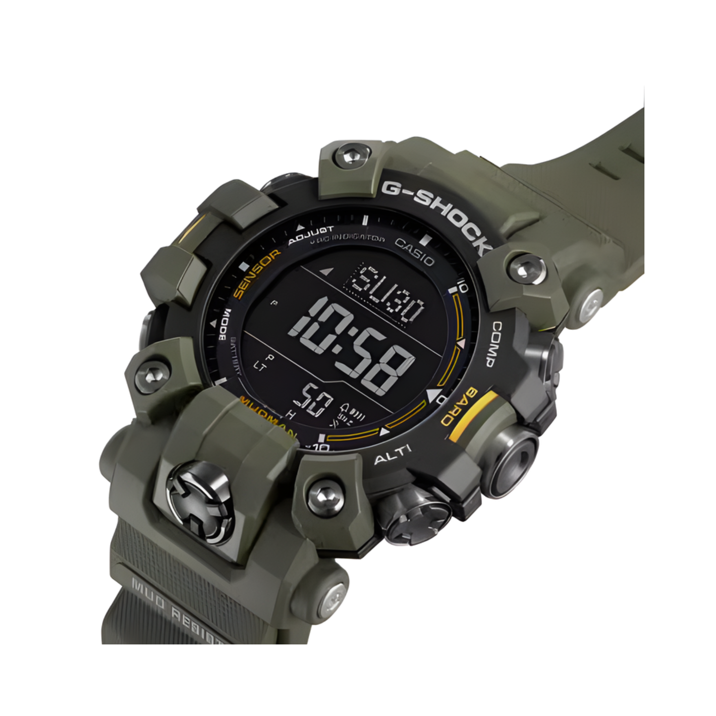 G-SHOCK Mudman Green Bio-Resin Watch 56.7 mm