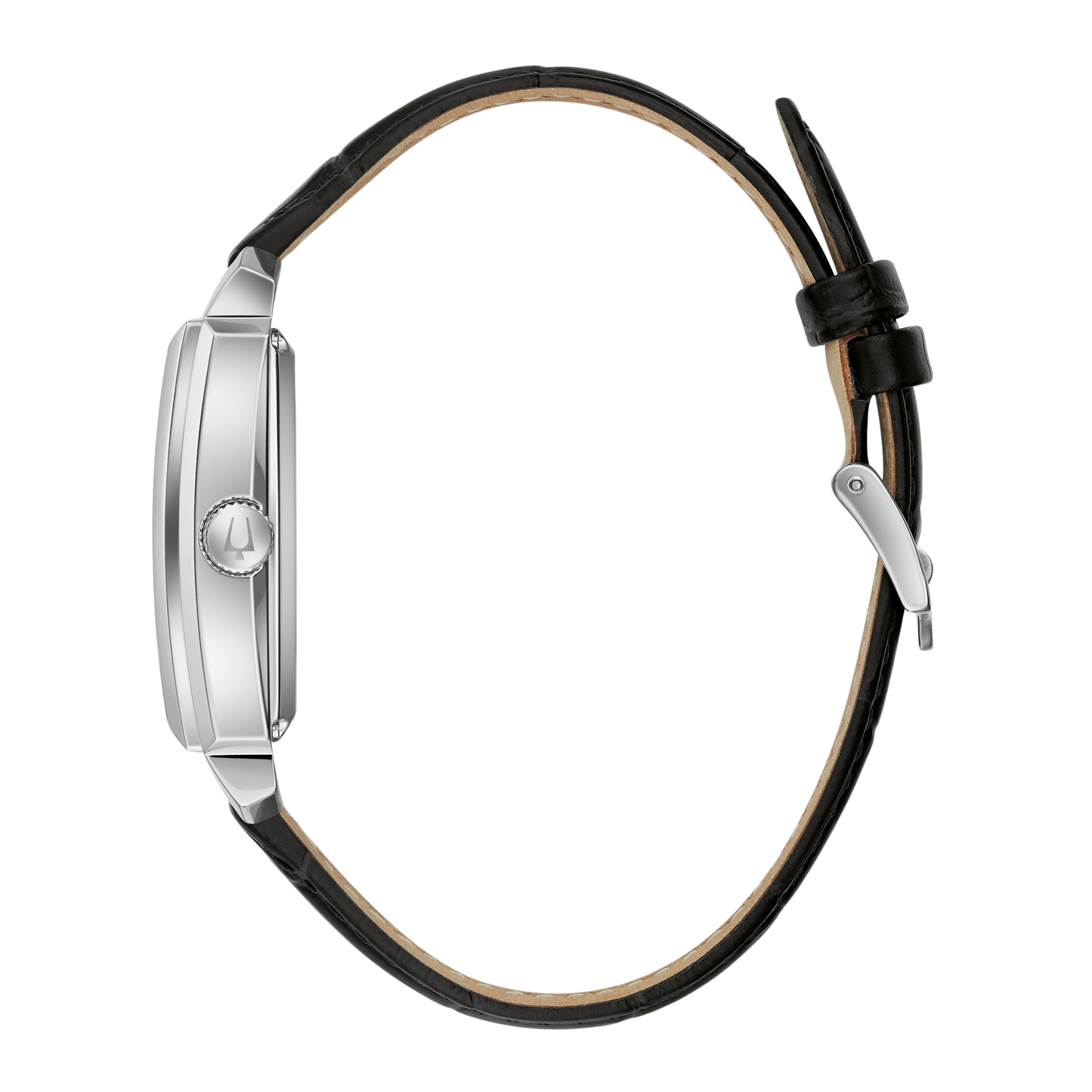 Bulova Classic Sutton Black Leather Black Dial Watch 33 mm