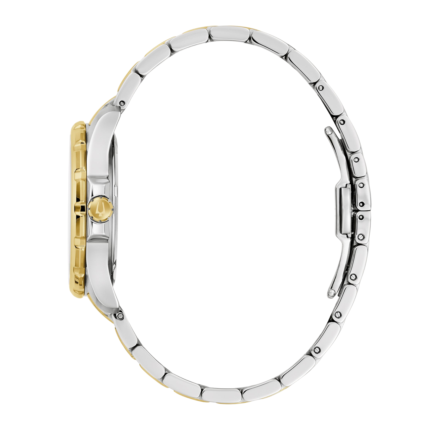 Bulova Marine Star Two-Tone Stainless Steel White Dial Watch 36 mm