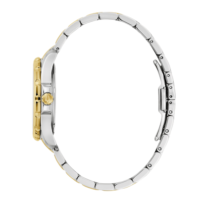 Bulova Marine Star Two-Tone Stainless Steel White Dial Watch 36 mm