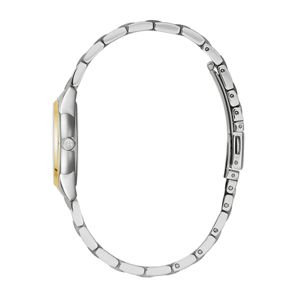 Bulova Classic Sutton Two-Tone Stainless Steel White Dial Watch 28mm