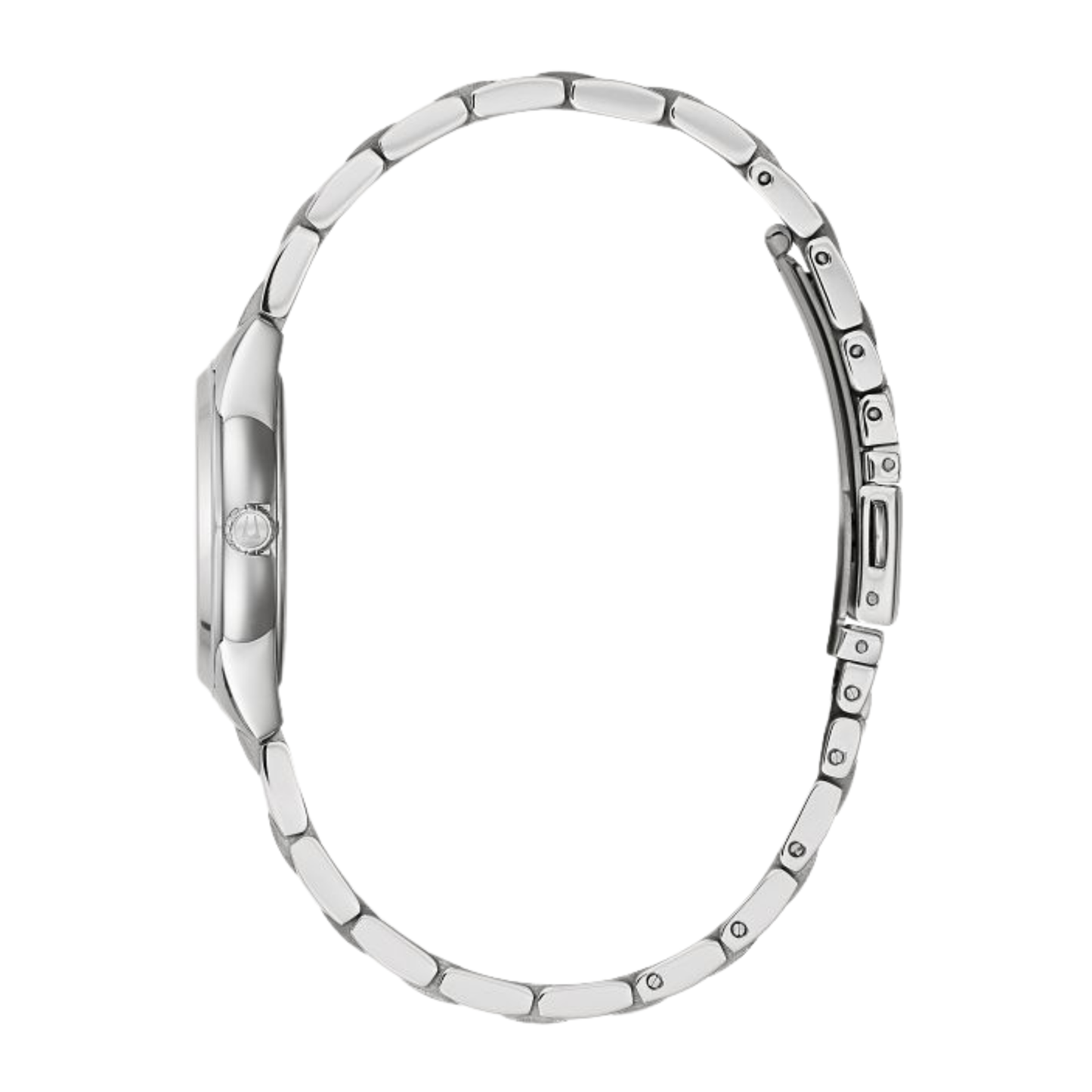 Bulova Classic Sutton Silver Stainless Steel Pink Dial Watch 28 mm