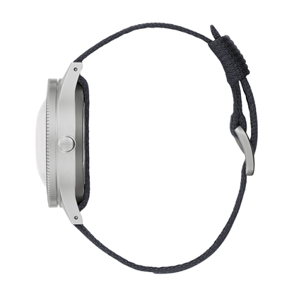 Bulova Archive Series Mil Ships Silver Stainless Steel Black Dial Automatic Watch 41 mm