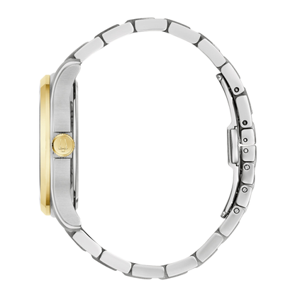 Bulova Classic Wilton Two-Tone Stainless Steel Silver-tone Dial Watch 41 mm