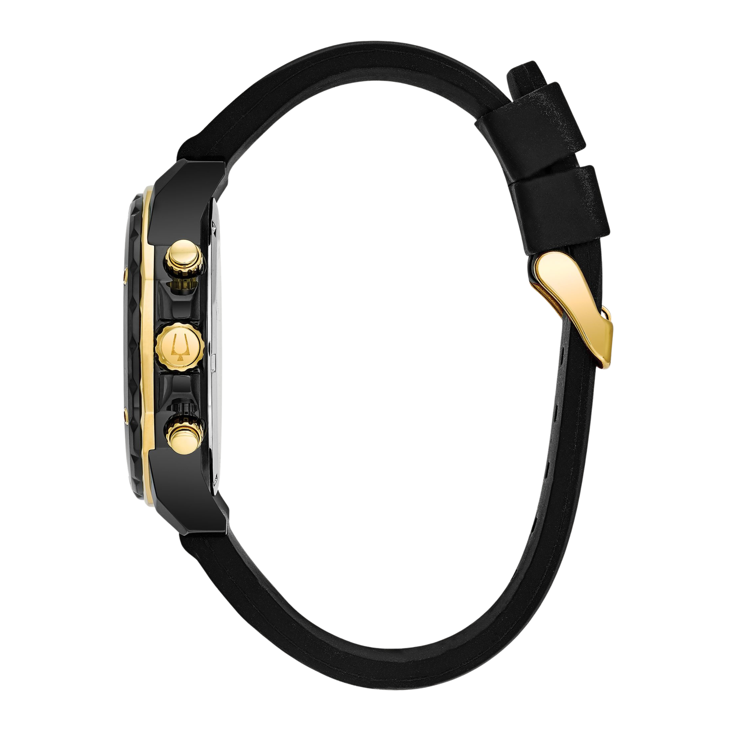 Bulova Series A Marine Star Two-Tone Stainless Steel Black Dial Watch 44 mm